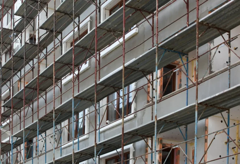 oprava fasady na bytovom dome